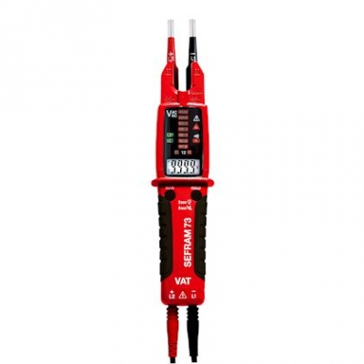 Testeur VAT tension AC/DC - Affichage par LED - Sefram instruments SEFRAM73