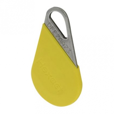 Badge de proximit� - Mifare - 1.56 MHz - Pour acc�s Vigik - Jaune - Bticino BT348240