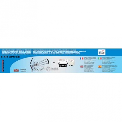 Kit antenne - Avec pr�-amplificateur et alimentation - Evicom EKITAPR5G
