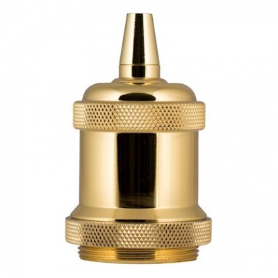 Douille en aluminium - Culot E27 - R�tro - OR - BAILEY 140910