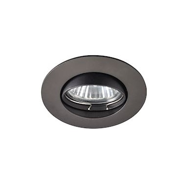 Spot encastrable - Rond - Europole Be Better - Culot GU10 - Noir - Orientable - Bague - Europole 2315