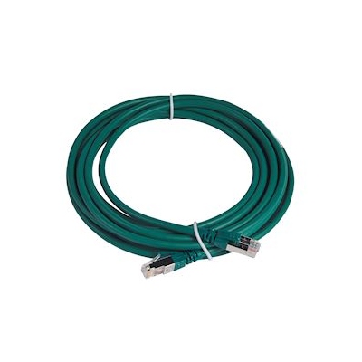 Cordon de brassage RJ45 - C6A - S/FTP - Vert - 5 M�tres - Legrand 051869