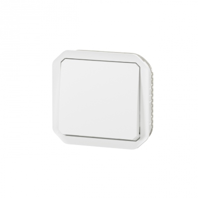 Va et vient ou interrupteur - 10A - Blanc - Composable - Legrand Plexo 069611L