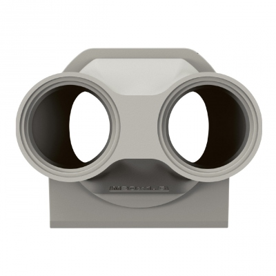 Embout - 2 Entr�es ISO 20 - Gris - Legrand plexo 069670L