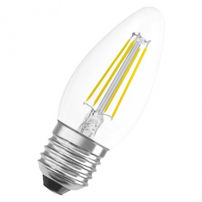 Ampoule  LED - Osram Parathom Fil - E27 - 4W - 2700K - 470 Lm - CLB40 - Claire - Osram 591479