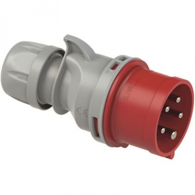 Fiche mobile - Droite - 32A - 3P+N+T - 380/415V - IP44 - EASY - Bizline 701100