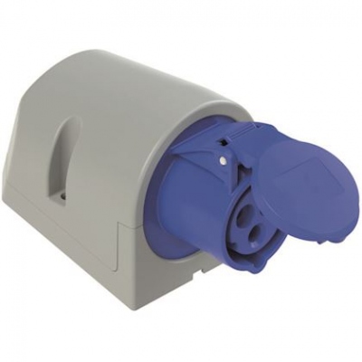 Prise saillie - 16A - 2P+T - 200 � 250V - IP44 - Bizline 701117