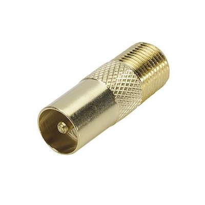 Adaptateur - F - Femelle / TV 9.52 mm M�le - PRIVILEGE - Erard 5762