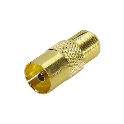 Adaptateur - F Femelle / TV 9.52 mm Femelle - PRIVILEGE - Erard 5763