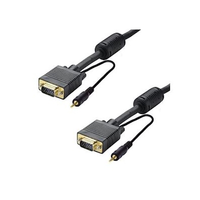 Cable VGA (HD 15) + Jack 3.5 mm - Filtr� - Perform - 20 M�tres - Erard 7536