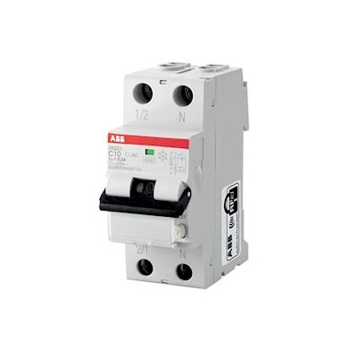 Disjonteur diff�rentiel - ABB DS201 - Phase Neutre - 40A - Courbe C - 6kA - 30 mA - Type AC - ABB 2CSR255041R1404