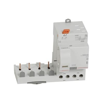 Bloc diff�rentiel - Legrand DX3 - 4P - 40A - Type AC - 300 mA - TGA - Legrand 410517