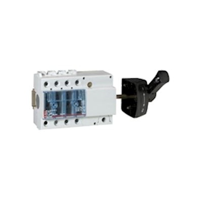 Interrupteur - Sectionneur Vistop - 3 P�les - 63A - Commande lat�rale - Noire - Legrand 022516