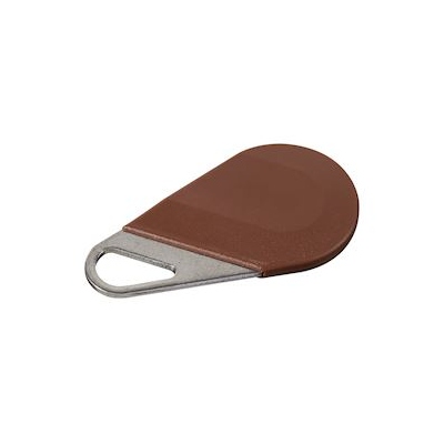 Badge de proximit - Systme Hexact - Type porte cl - Marron - Aiphone HECV2M