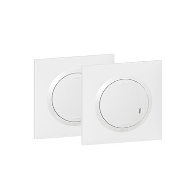 Pack cr�er 1 Va et vient - Legrand Dooxie - Blanc - Legrand 600692