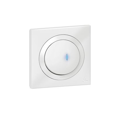 Bouton poussoir - Lumineux - IP44 - Blanc - Legrand Dooxie 600014