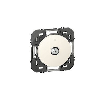 Prise TV - Type F - Blind�e - Blanc - Legrand Dooxie 600350