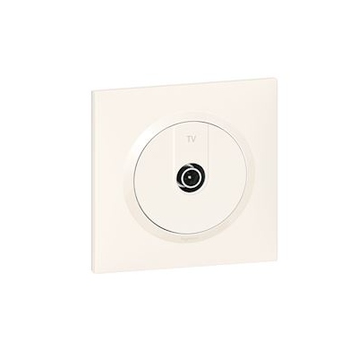 Prise TV - M�le - �toile - Blind�e - ONE - Blanc - Legrand Dooxie 600751