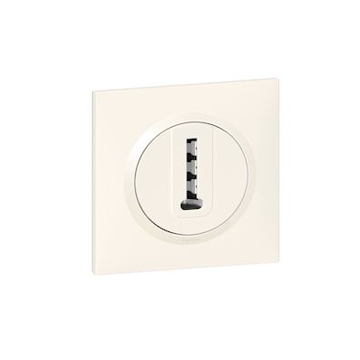 Prise T�l�phone en T - Complet - Blanc - Legrand Dooxie 600768
