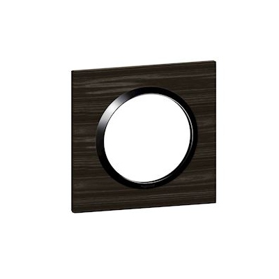 Plaque Legrand Dooxie - 1 poste - Style Bois Ebene - Legrand 600881
