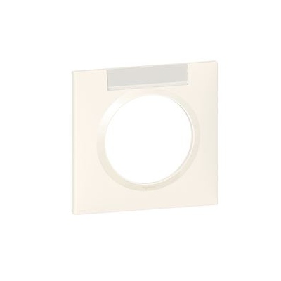 Plaque Legrand Dooxie - 1 poste - Blanc - Porte �tiquette - Legrand 600942