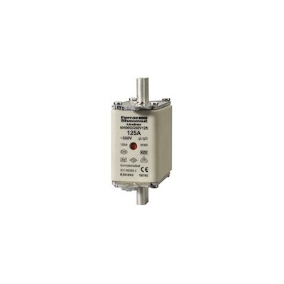 Fusibles � couteaux - NH00 - GG - 125A - Avec indicateur - 500V - Mersen R201863