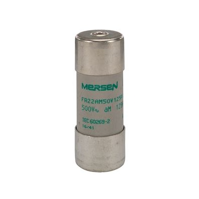 Fusible cartouche - 22 x 58 - AM - 25A - 690V - Avec percuteur - Boite de 10 - Mersen Q213615