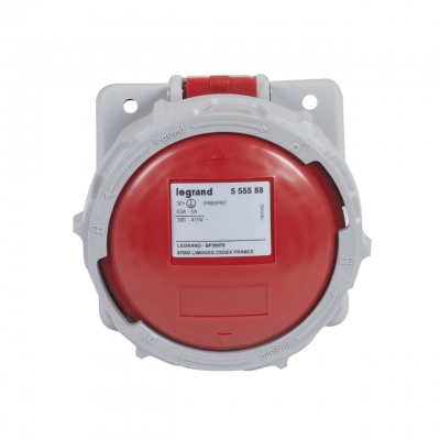 Socle tableau - Legrand P17 - 63A - 3P+T - 400V - IP67 - Legrand 555588