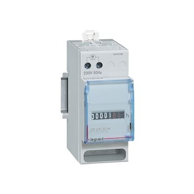 Compteur horaire totalisateur - 230 Volts - 2 modules - Legrand 004694