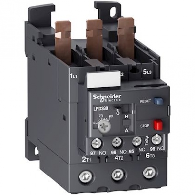 Relais de protection thermique - Pour contacteur Tesys D - 48 � 65A - BTR - Schneider electric LRD380