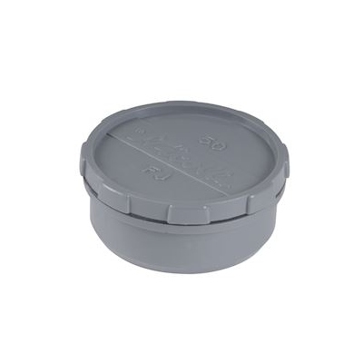 Tampon de visite PVC - Avec bouchon - M�le / Femelle - Diam�tre 50 mm - Nicoll FJ