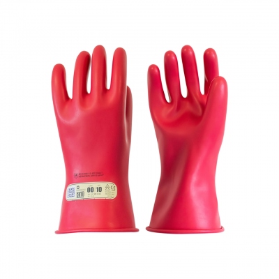 Gants isolants IEC - Classe 00 - Rouge - 28 Cm - Taille 10 - Catu CG-00-10-R-28