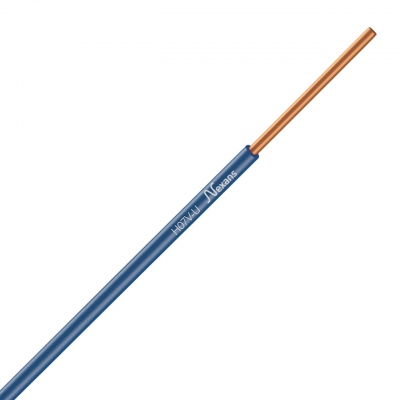 Fil rigide - H07VU - 1 x 1.5 mm� - Bleu - Couronne de 100 M�tres - Mobiway POP