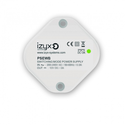 Alimentation - Miniature - 230V AC vers 12V DC - 2A - Bornes � vis - Izyx PSEWB1202