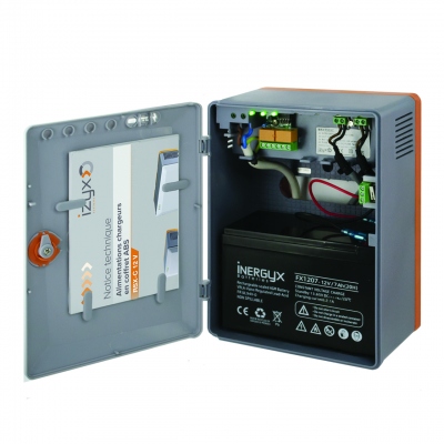 Alimentation secourue - RSX - 230V vers 12V DC - 13.8V / 3A - Sans batterie - Izyx RSX1203C