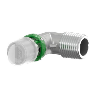 Coude m�le - A visser - 63 x 4.5 vers 2 Pouces - Lot de 1 - Comap 7092GW632