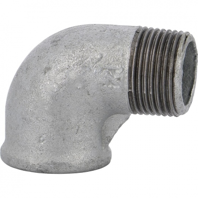 Coude � 90� - M�le / Femelle - Fonte mall�able galvanis�e - 15 x 21 - Sferaco 092015G