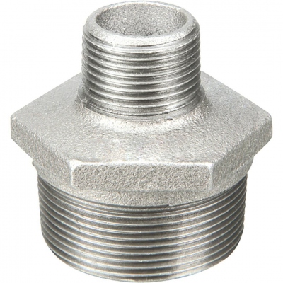 Mamelon - R�duit - M�le / M�le - Fonte mall�able galvanis�e - 26 x 20 - Sferaco 245026020G