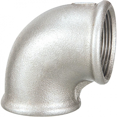 Coude � 90� - Femelle / Femelle - Fonte mall�able galvanis�e - 40 x 49 - Sferaco 090040G
