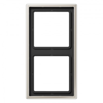 Cadre - 2 Postes - LS - M�tal Inox - Jung Ls990 ES2982