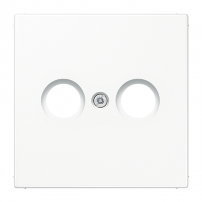 Enjoliveur - Pour prise TV-FM - LS - Blanc - Jung LS990TVWW