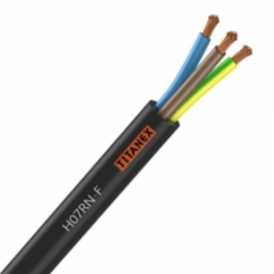 Cable �lectrique - Souple - H07 RNF - 3G2.5 mm� - Titanex - Bobine de 25 m�tres