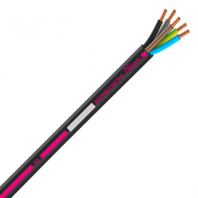 Cable �lectrique - Rigide - R2V - 5G1.5 mm� - Couronne de 50 m�tres - NXTAG - Distingo