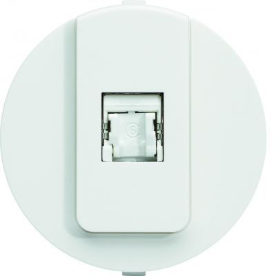 Prise RJ45 - Cat�gorie 6 - FTP - GR2 - Associable - HAGER Ateha WJA223B