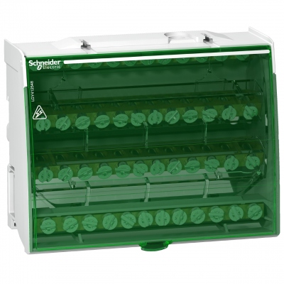 R�partiteur �tag� - 4 P�les - 125A - 4 x 12 Trous - Schneider Electric LGY412548