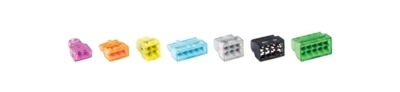 Bornes de connexion automatique 8 entr�es Christal mini Noir
