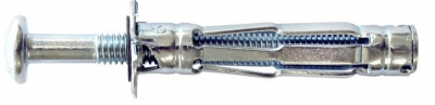 Cheville m�tal - Avec vis - 6 x 36 mm - Bo�te de 100 - Novipro NOV95642