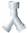 Raccord en Y m�le 3/4 + �crou 20 x 27 - Gripp