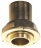 Raccord gaz - Droit - 2 pi�ces � joint plat - Compteur � oreille - BD2309CU - �crou 6/20 - A braser - 22 DN