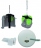 Kit point lumineux cloison s�che diam�tre 67 mm Bizline R Box - Complet
